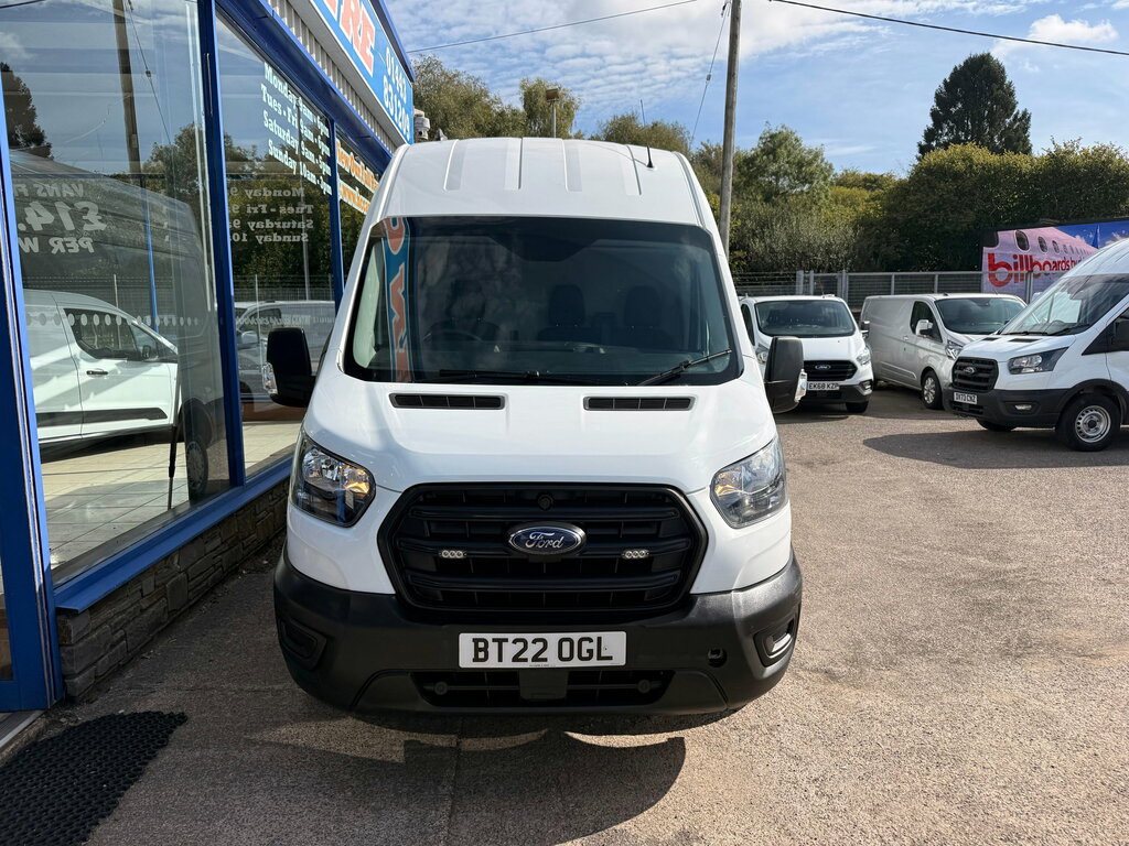 Ford Transit Custom 2.0 350 Ecoblue Leader Panel Van White #2