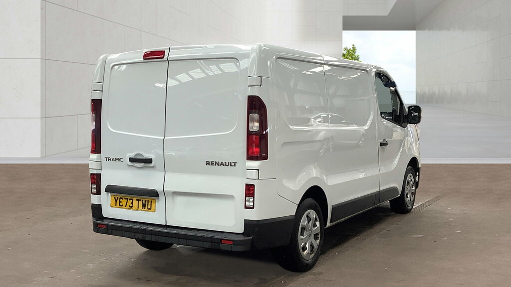 Renault Trafic 2.0 Dci Blue Sl28 Business Panel Van M White #4