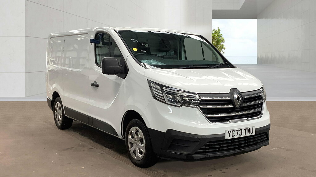 Renault Trafic 2.0 Dci Blue Sl28 Business Panel Van M White #2