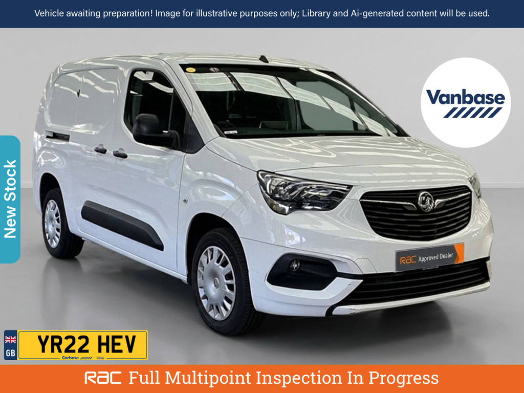 Vauxhall Combo 1.5 Turbo D 2300 Sportive Panel Van Man White