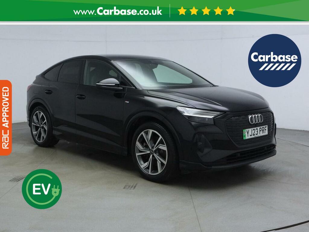 Audi Q4 E Tron 40 Edition 1 Sportback 82Kwh 20 YJ23PRF Black