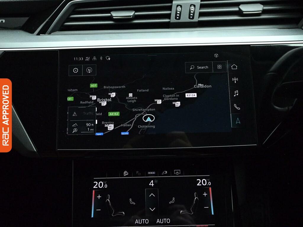 Audi E-tron 50 Technik Suv Quattro 71.2Kwh BG71WKO Black #3