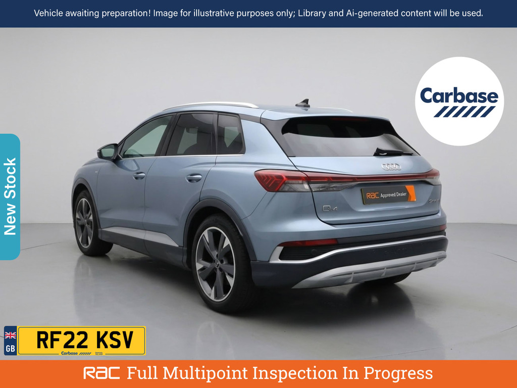 Audi Q4 E Tron 35 S Line Suv 55Kwh 170 Ps RF22KSV Blue #2