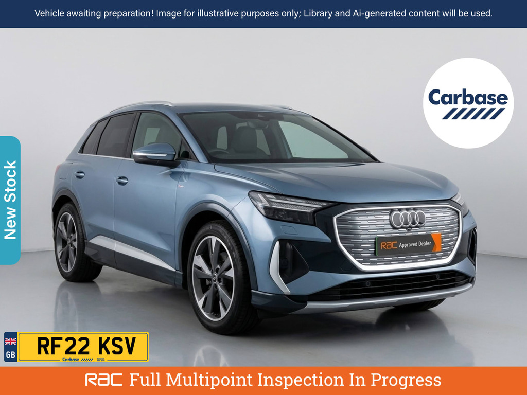 Audi Q4 E Tron 35 S Line Suv 55Kwh 170 Ps RF22KSV Blue