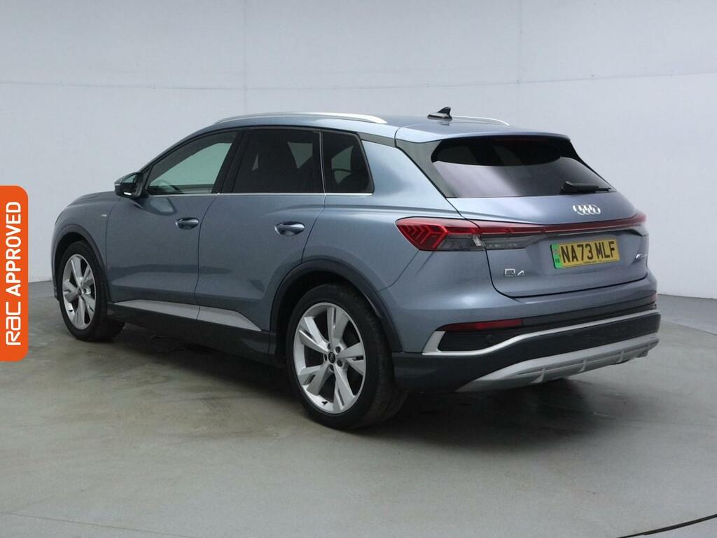 Audi Q4 E Tron 40 S Line Suv 82Kwh 204 Ps NA73MLF Blue #4