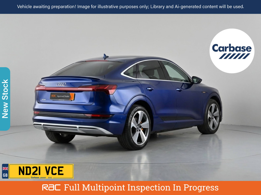 Audi E-tron 55 S Line Sportback Quattro 95Kw Blue #2