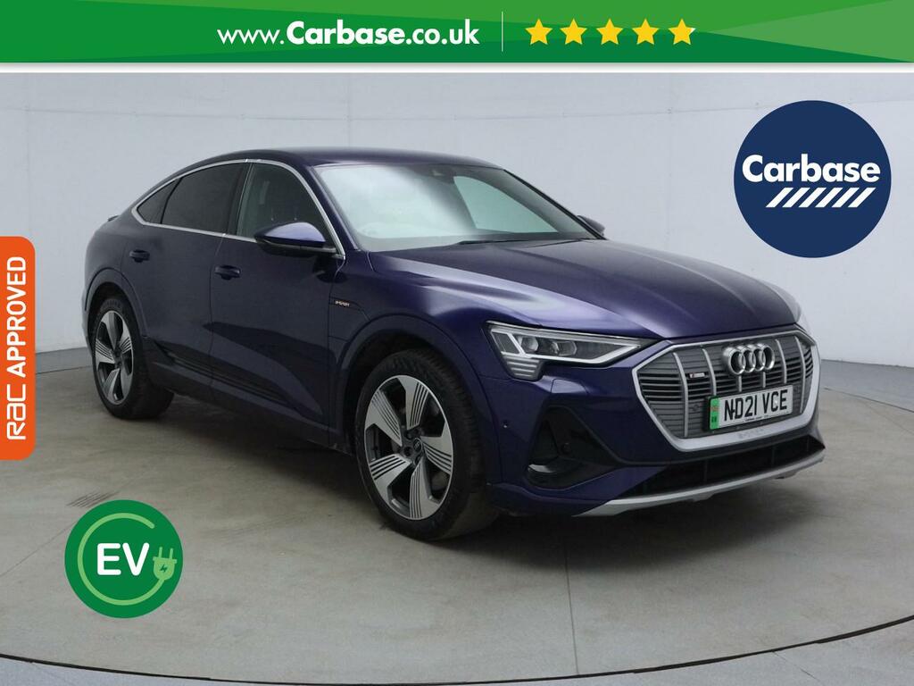 Audi E-tron 55 S Line Sportback Quattro 95Kw ND21VCE Blue