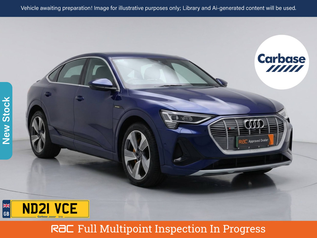 Audi E-tron 55 S Line Sportback Quattro 95Kw Blue