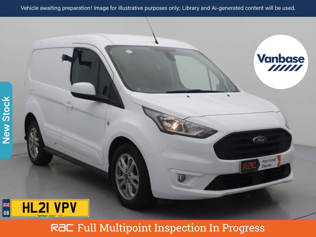Ford Transit Connect 1.5 200 Ecoblue Limited Panel Van Manua White