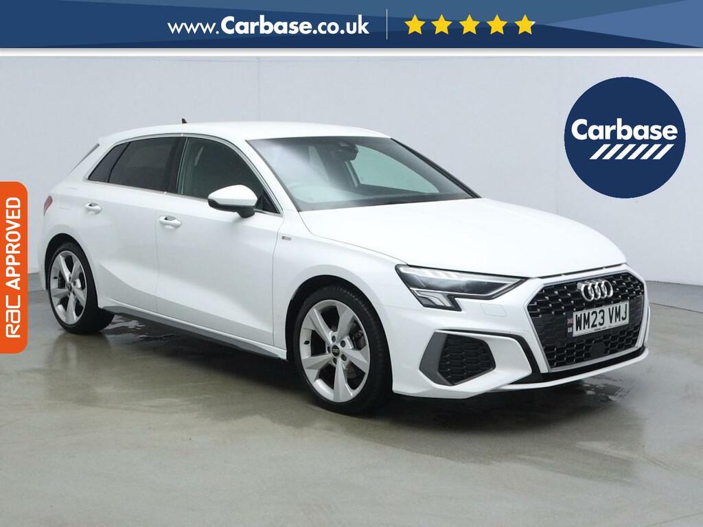 Audi A3 1.5 Tfsi 35 S Line Sportback S Tronic E White