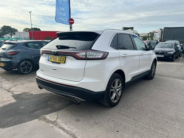 Ford Edge Tdci Titanium Suv White #4