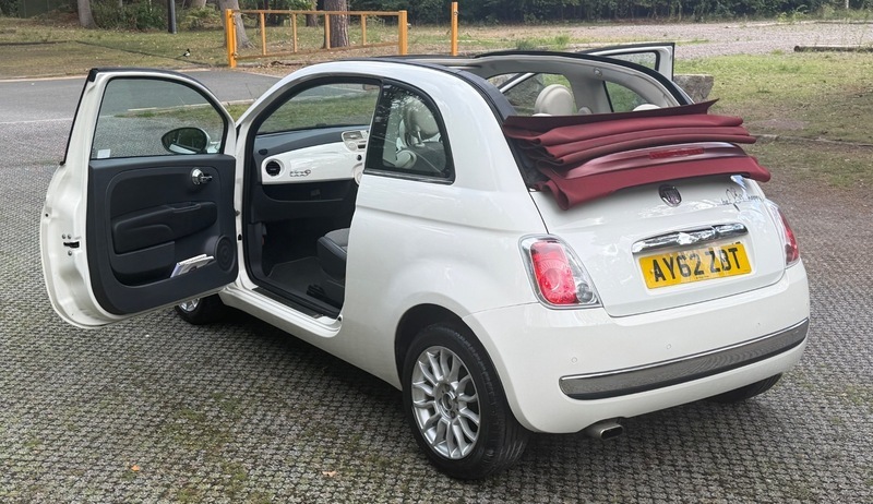 Fiat 500C 2012 1.2 Lounge 69 Bhp White #10