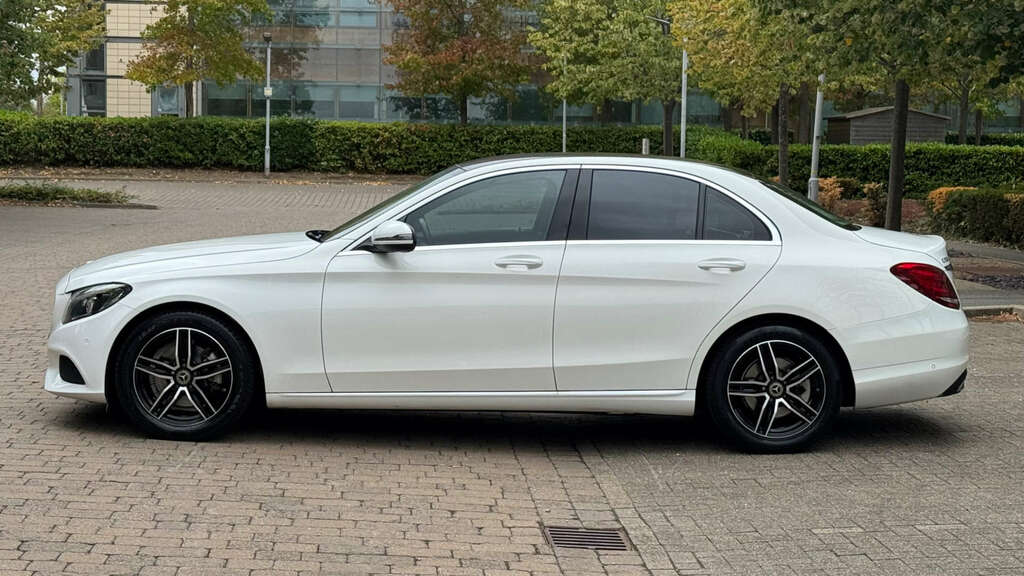 Mercedes-Benz C Class 2.1 C220 D Sport White #3