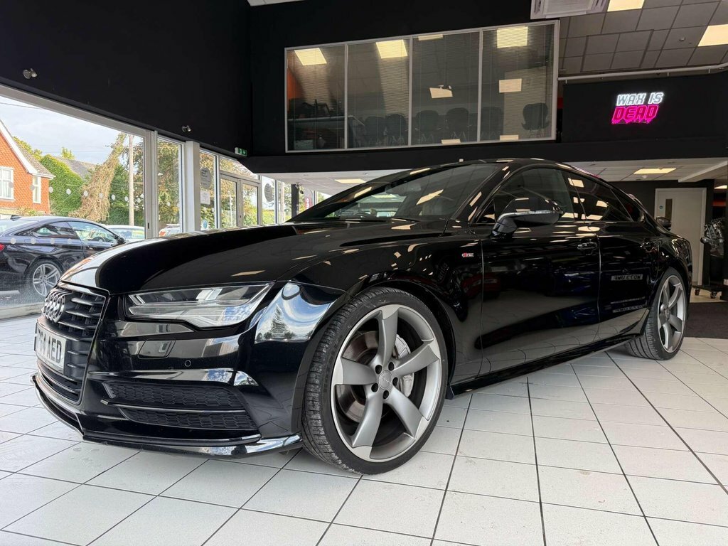 Audi A7 3L Black Edition Black #5