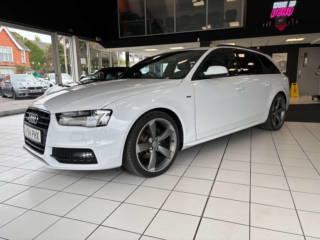 Audi A4 Avant 2L Black Edition White #5