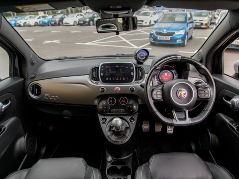 Abarth 500 Hatchback Black #3