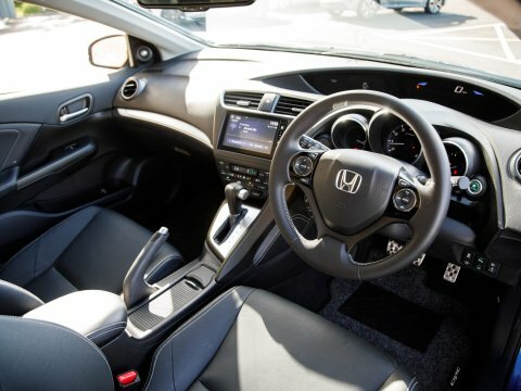 Honda Civic Hatchback Blue #4
