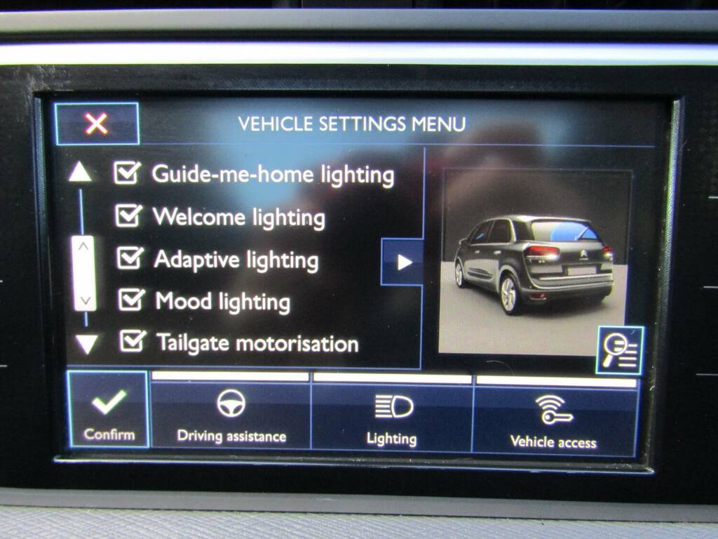 Citroen C4 Picasso 1.6 E-hdi 115 Airdream Exclusive Etg6 Black #6