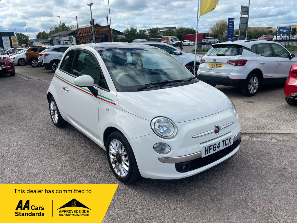 Fiat 500 Lounge White