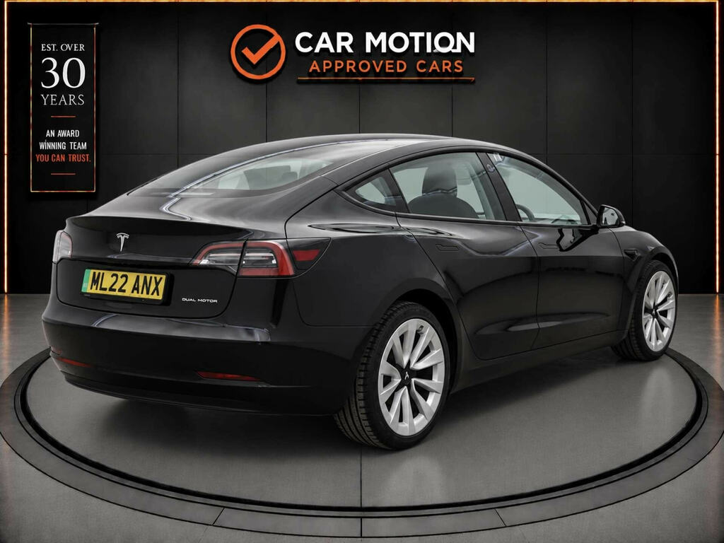Tesla Model 3 Model 3 Long Range Awd 4Wd Black #4