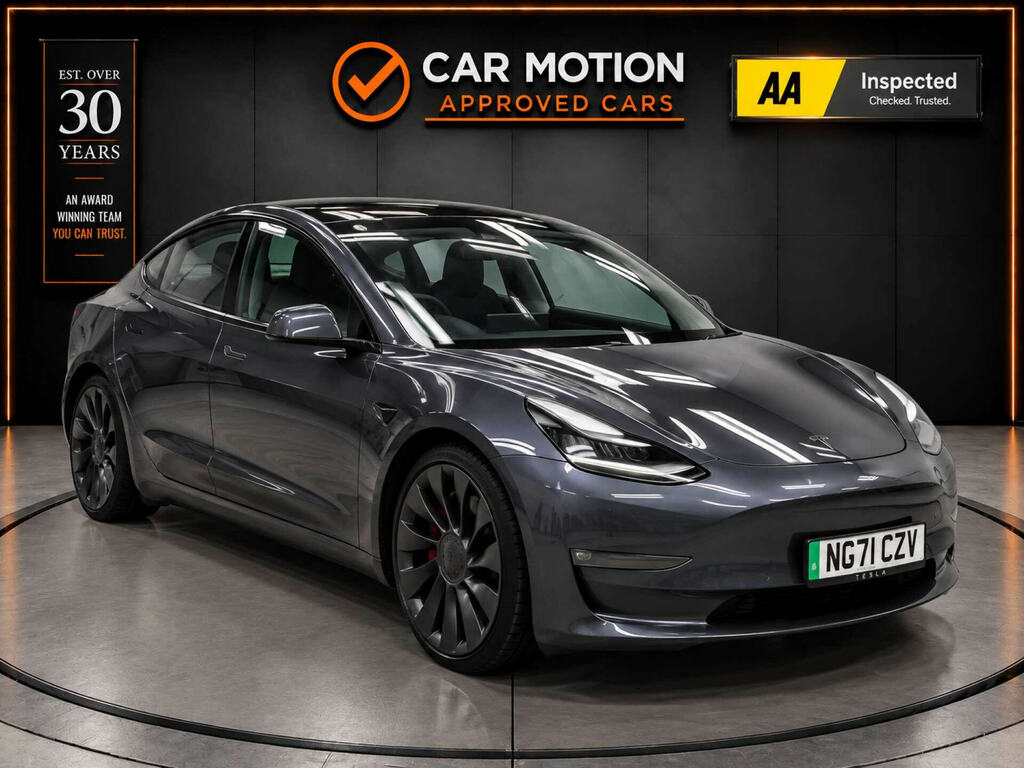 Tesla Model 3 Model 3 Performance Awd 4Wd Grey