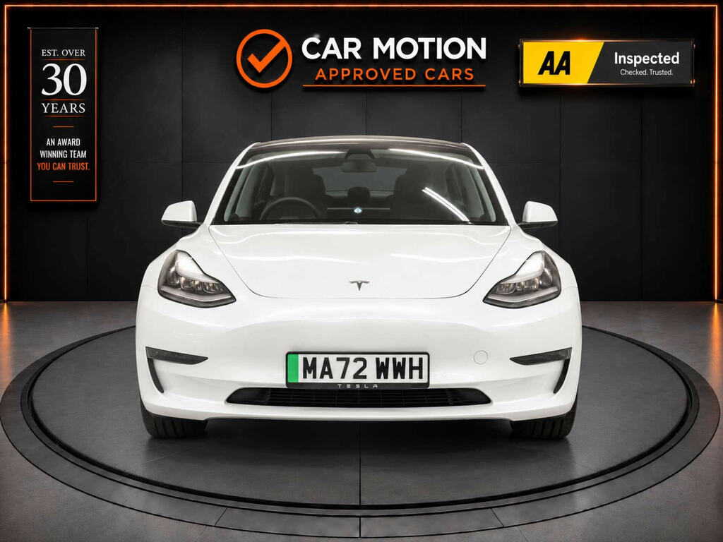 Tesla Model 3 Model 3 Long Range Awd 4Wd White #2