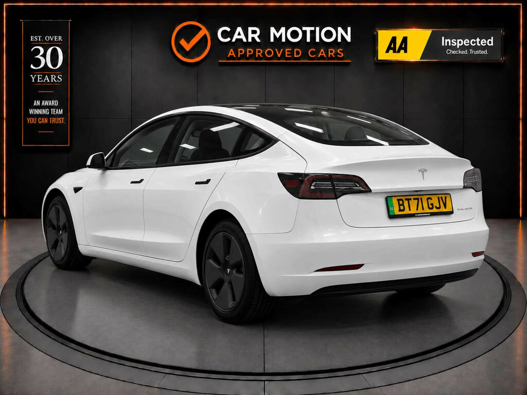 Tesla Model 3 Model 3 Long Range Awd 4Wd White #5