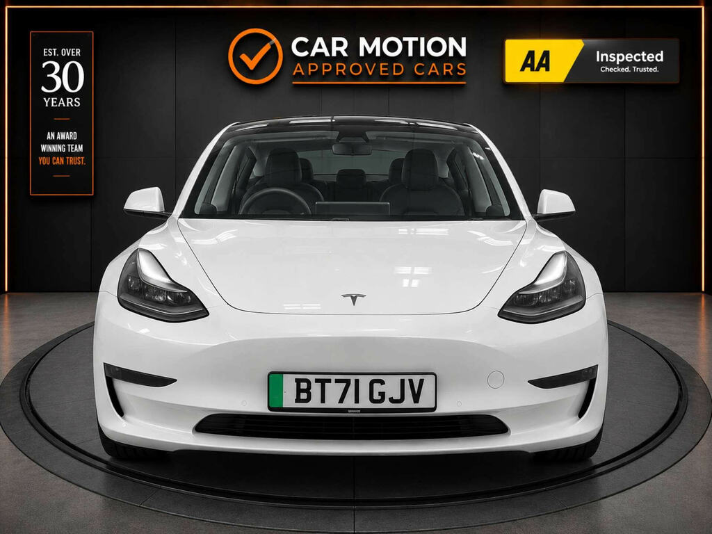 Tesla Model 3 Model 3 Long Range Awd 4Wd White #2