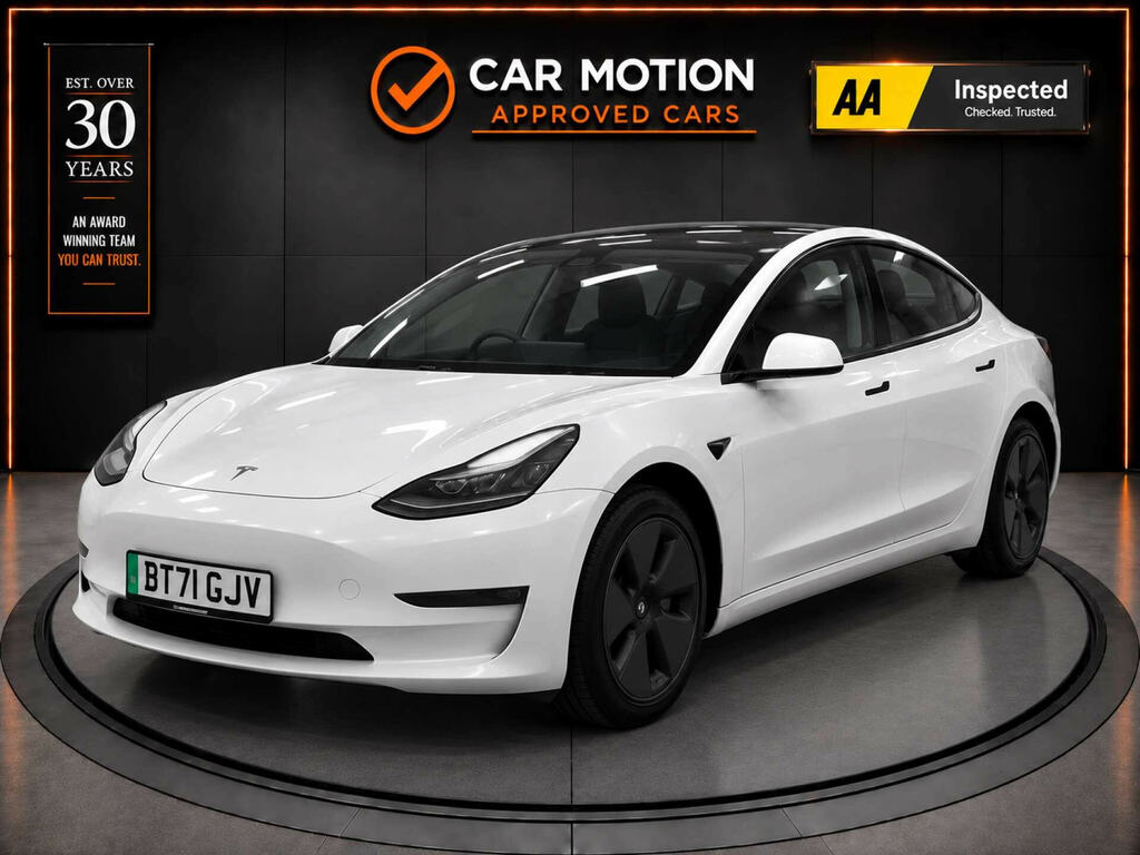 Tesla Model 3 Model 3 Long Range Awd 4Wd White #3