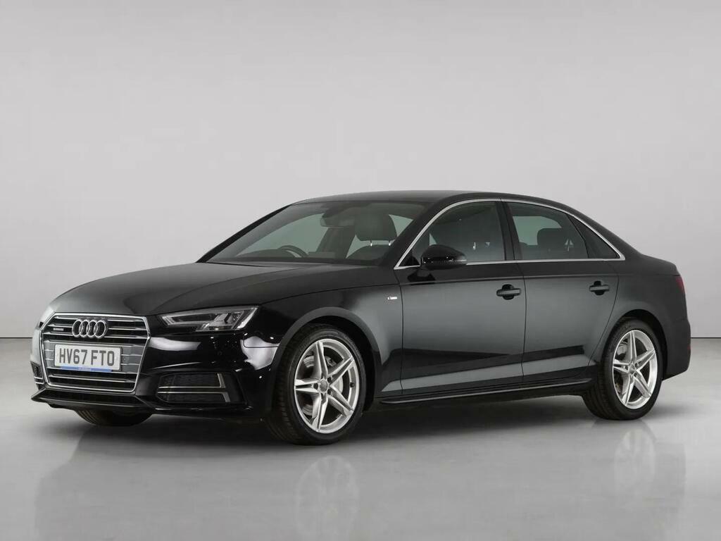 Audi A4 2.0 Tdi S Line S Tronic Quattro Euro 6 Ss Black #2
