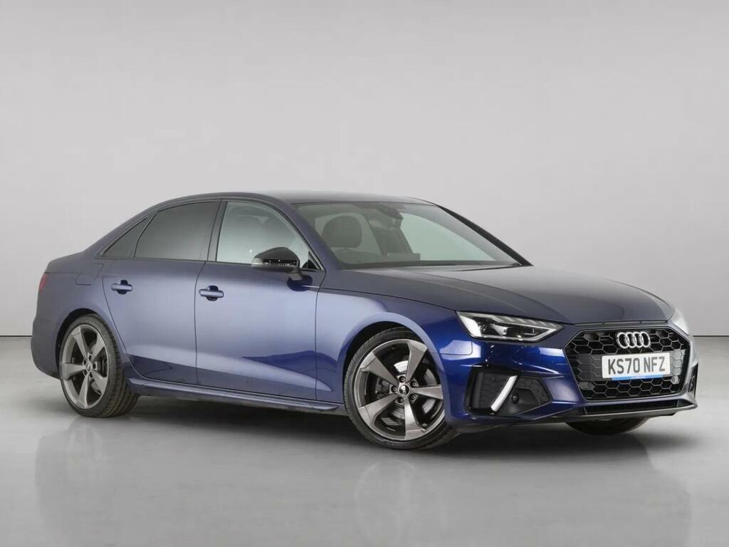 Audi A4 2.0 Tdi 35 Black Edition Saloon S Troni Blue