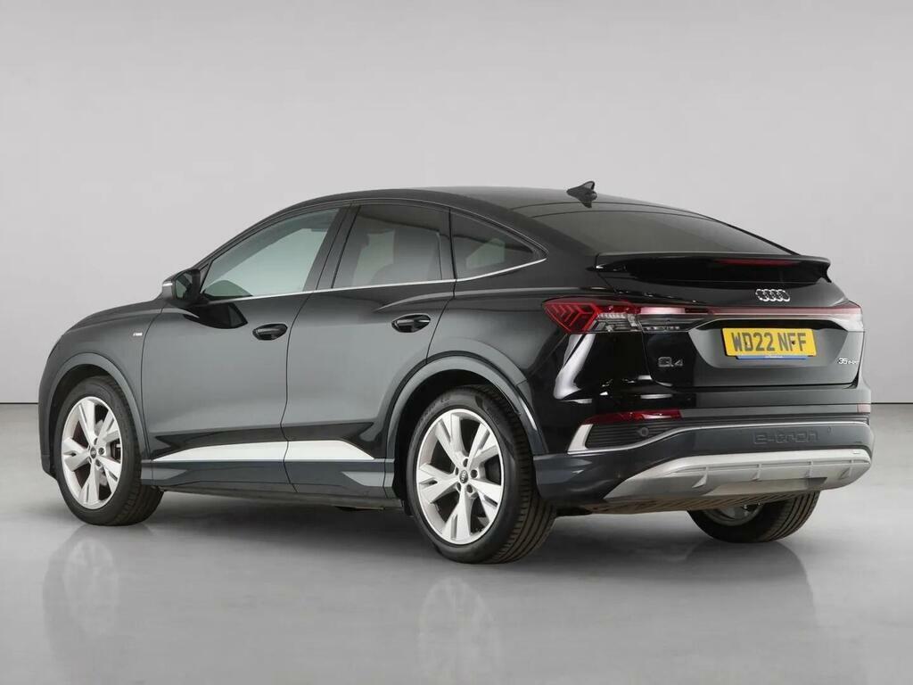 Audi Q4 E Tron 35 S Line Sportback 55Kwh 170 P WD22NFF Black #5
