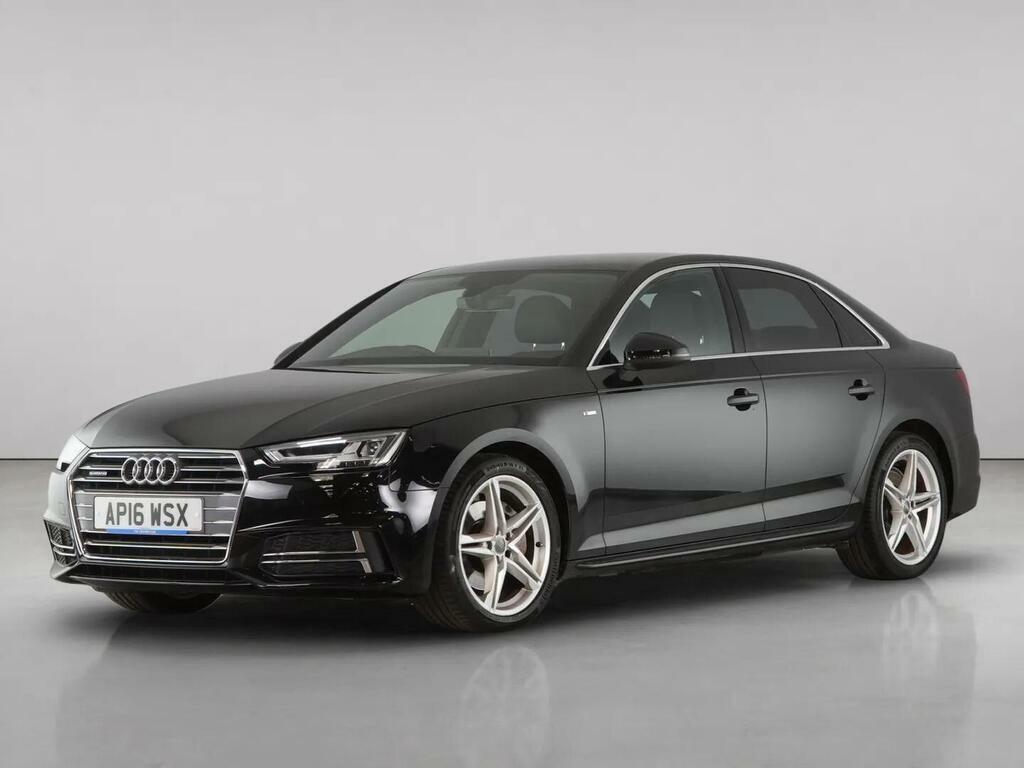 Audi A4 2.0 Tdi S Line Saloon S Tronic Quattro Black #2