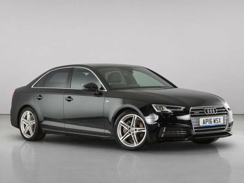 Audi A4 2.0 Tdi S Line Saloon S Tronic Quattro Black