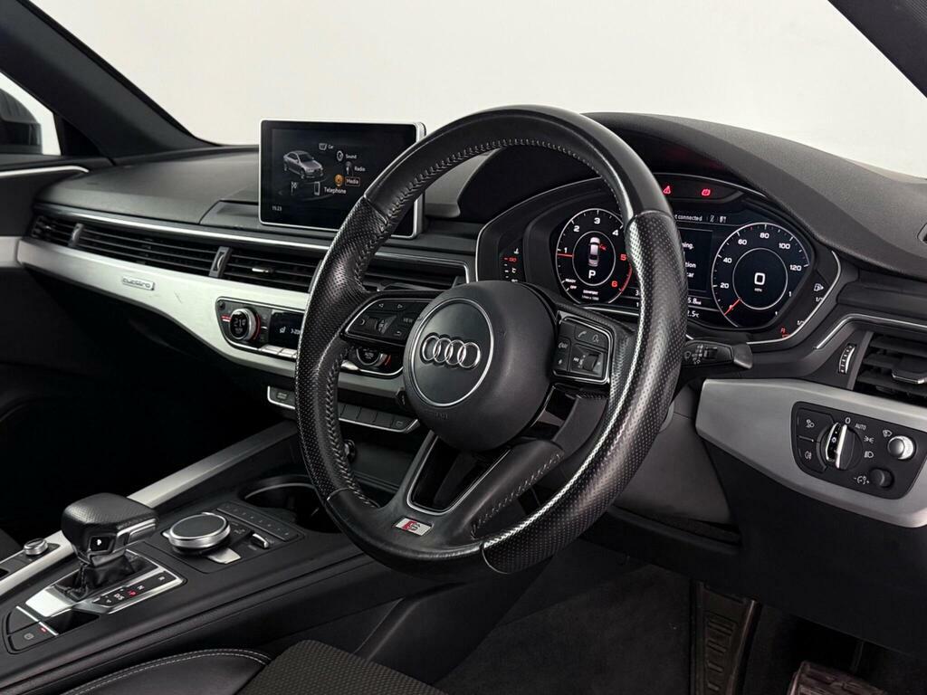 Audi A4 2.0 Tdi S Line Saloon S Tronic Quattro Black #3