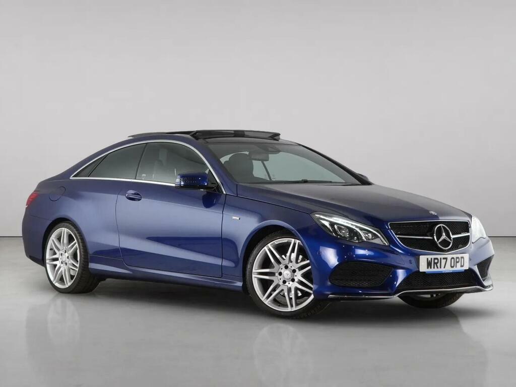 Mercedes-Benz E Class 2.1 E220d Amg Line Edition Premium Coupe Die Blue