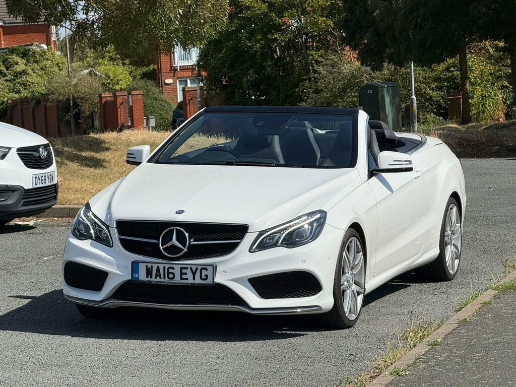 Mercedes-Benz E Class 2.1 E220d Amg Line Edition Cabriolet G-tronic Eur White