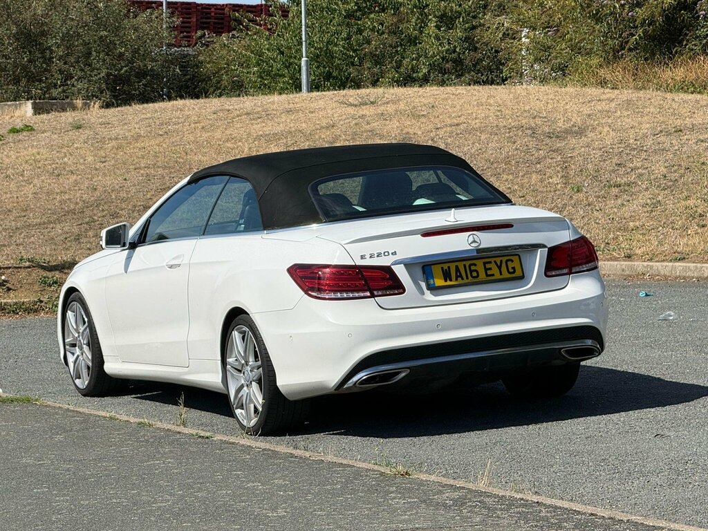 Mercedes-Benz E Class 2.1 E220d Amg Line Edition Cabriolet G-tronic Eur White #6