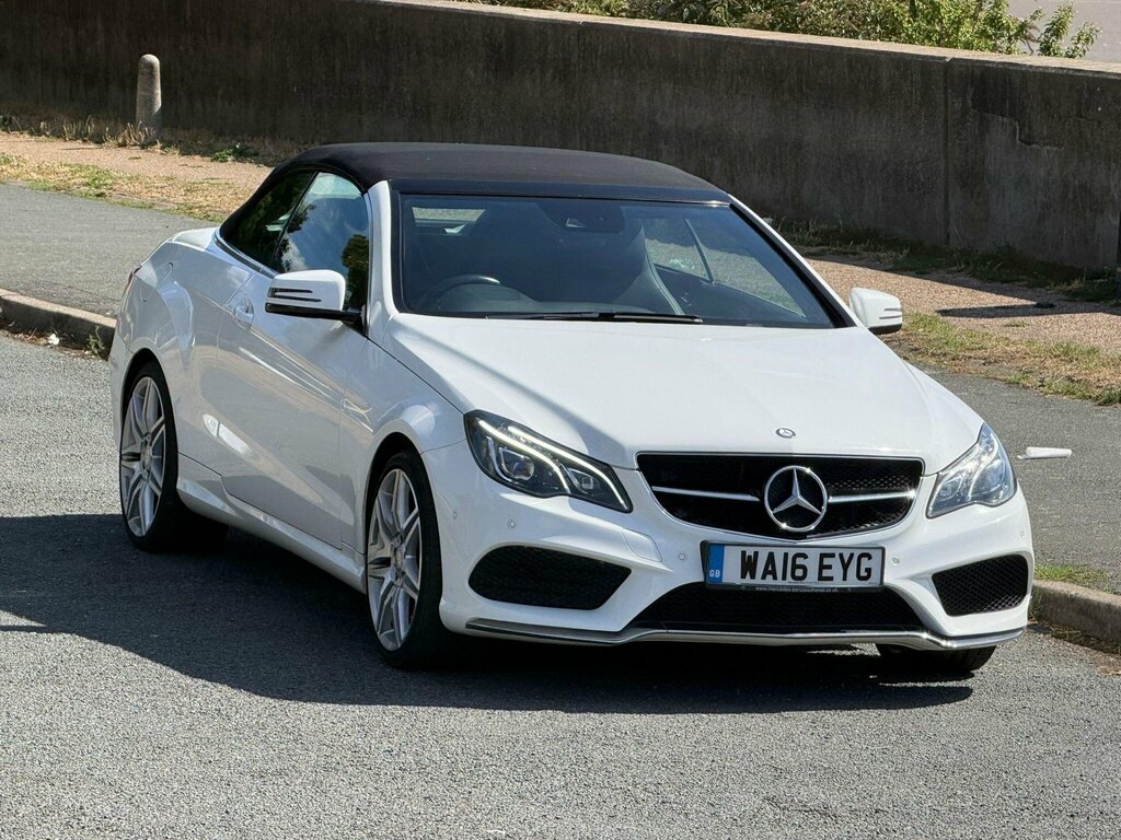 Mercedes-Benz E Class 2.1 E220d Amg Line Edition Cabriolet G-tronic Eur White #5