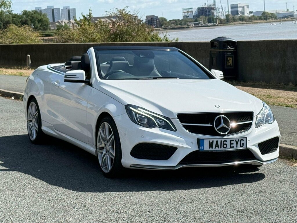 Mercedes-Benz E Class 2.1 E220d Amg Line Edition Cabriolet G-tronic Eur White