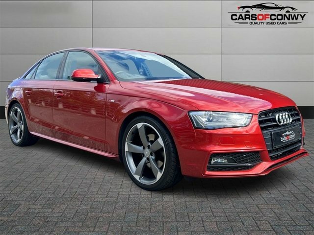 Audi A4 2.0 Tdi Black Edition Saloon Eur Red