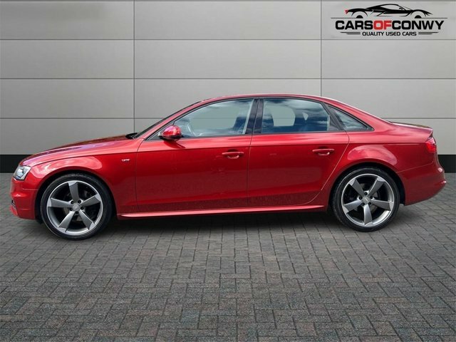 Audi A4 2.0 Tdi Black Edition Saloon Eur Red #4
