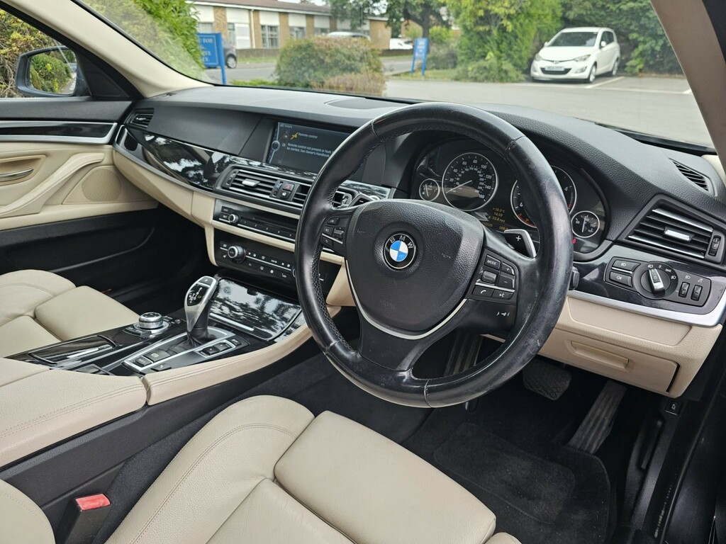 BMW 5 Series 530D Se Touring Blue #12