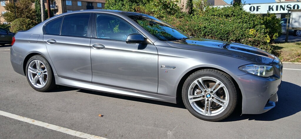 BMW 5 Series 2.0 520D M Sport Saloon Grey #2