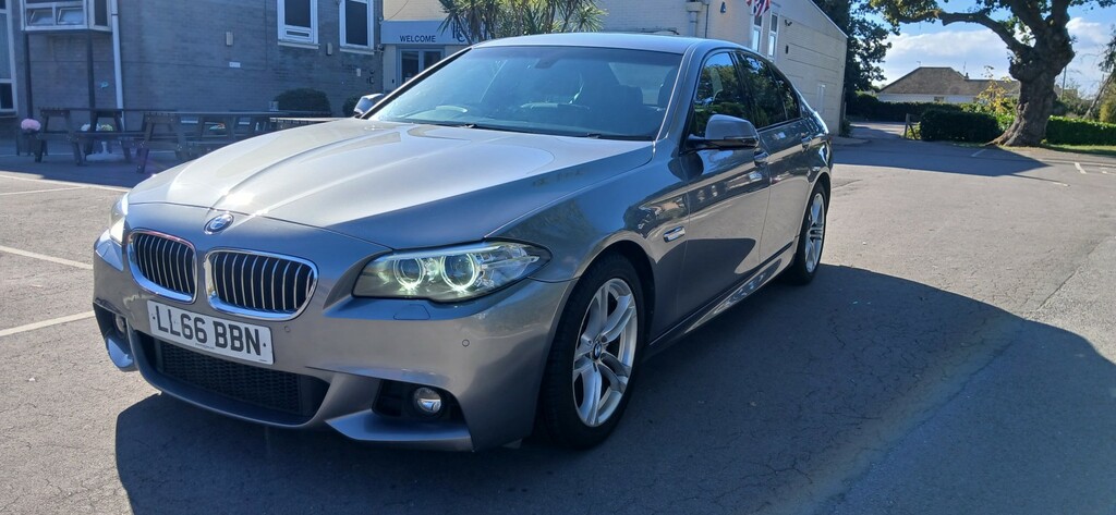 BMW 5 Series 2.0 520D M Sport Saloon Grey #4