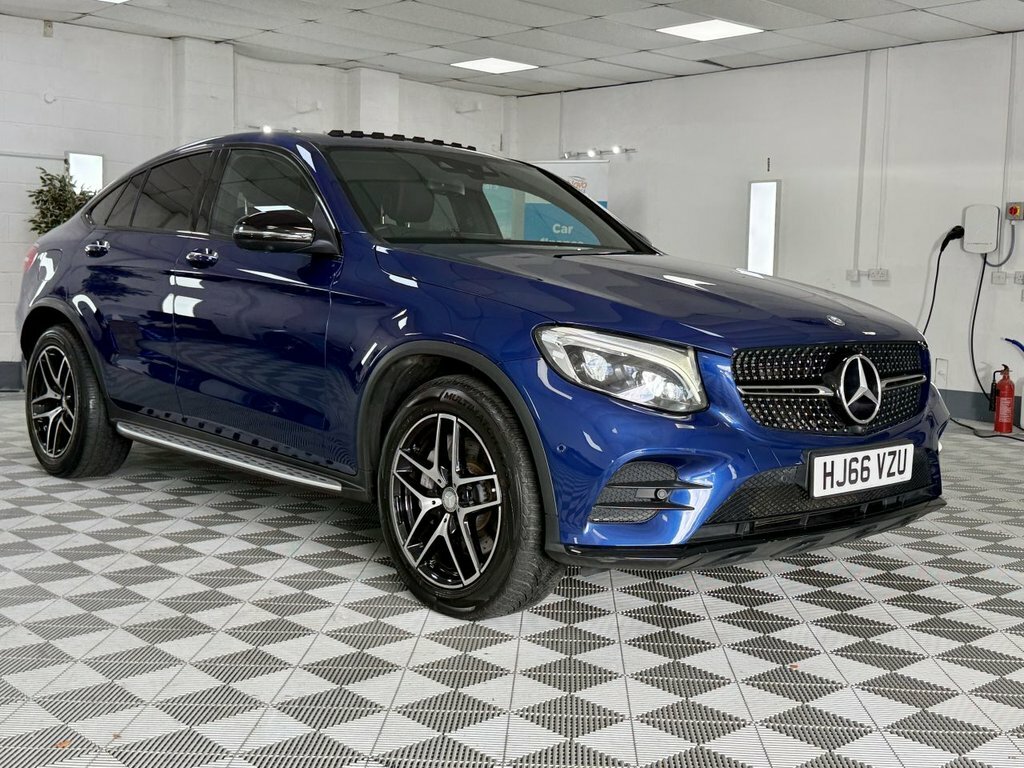 Mercedes-Benz GLC Class 2016 2.1 Glc250d Amg Line Premium Plus Coupe HJ66VZU Blue