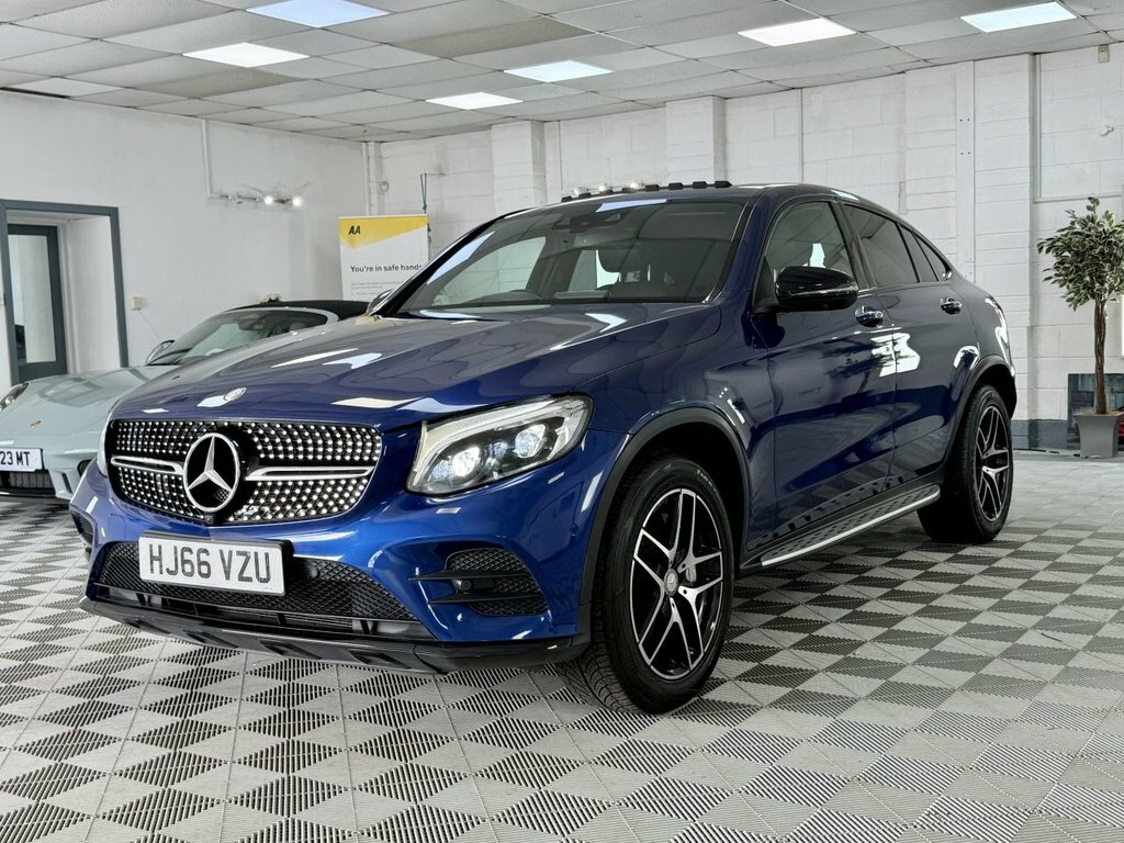 Mercedes-Benz GLC Class 2016 2.1 Glc250d Amg Line Premium Plus Coupe HJ66VZU Blue #5