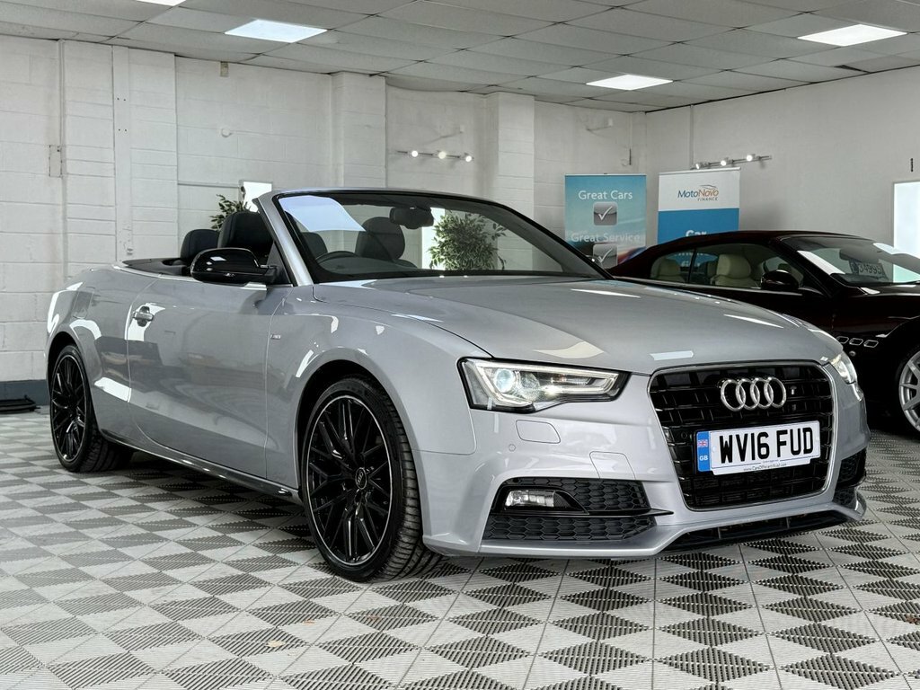 Audi A5 2016 2.0 Tdi S Line Special Edition Plus Convertib Silver #2