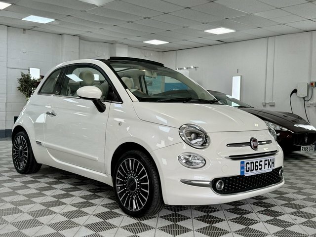 Fiat 500C 2015 1.2 Eco Lounge Convertible White