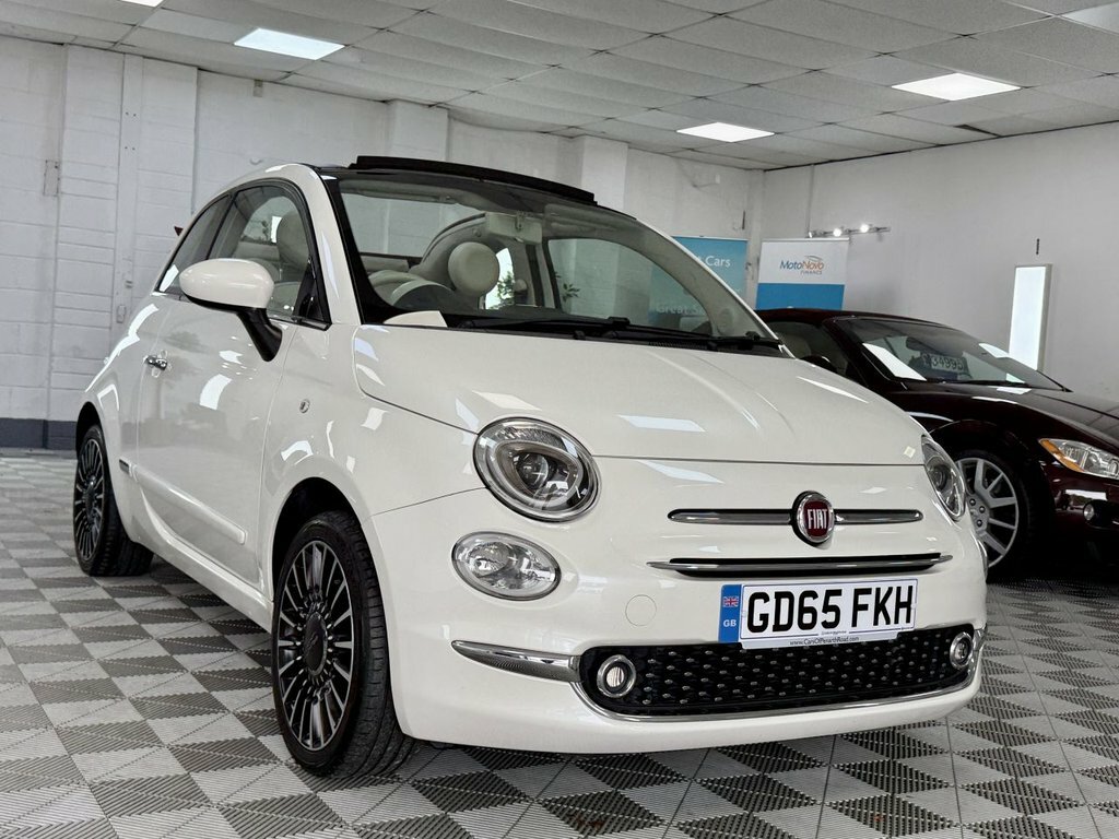 Fiat 500C 2015 1.2 Eco Lounge Convertible White #4